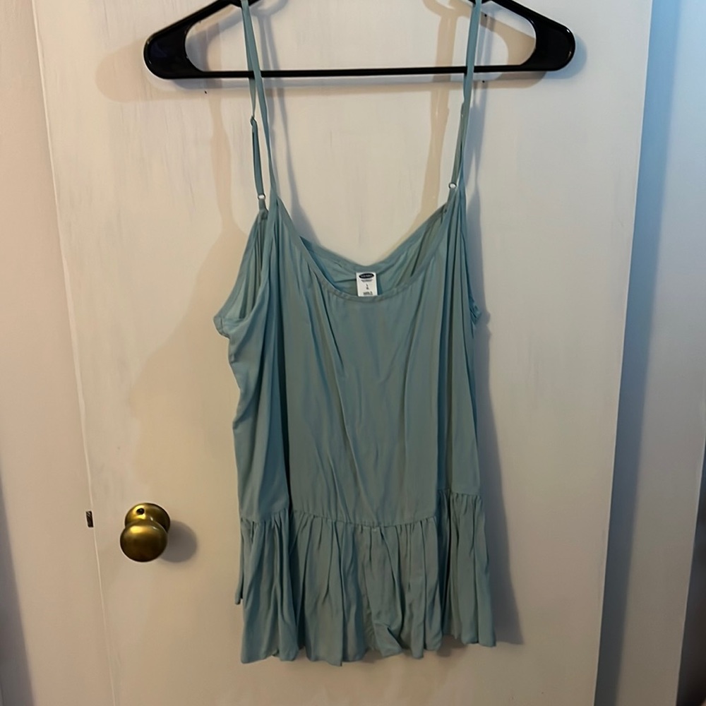 LIGHT BLUE TANK TOP, size L